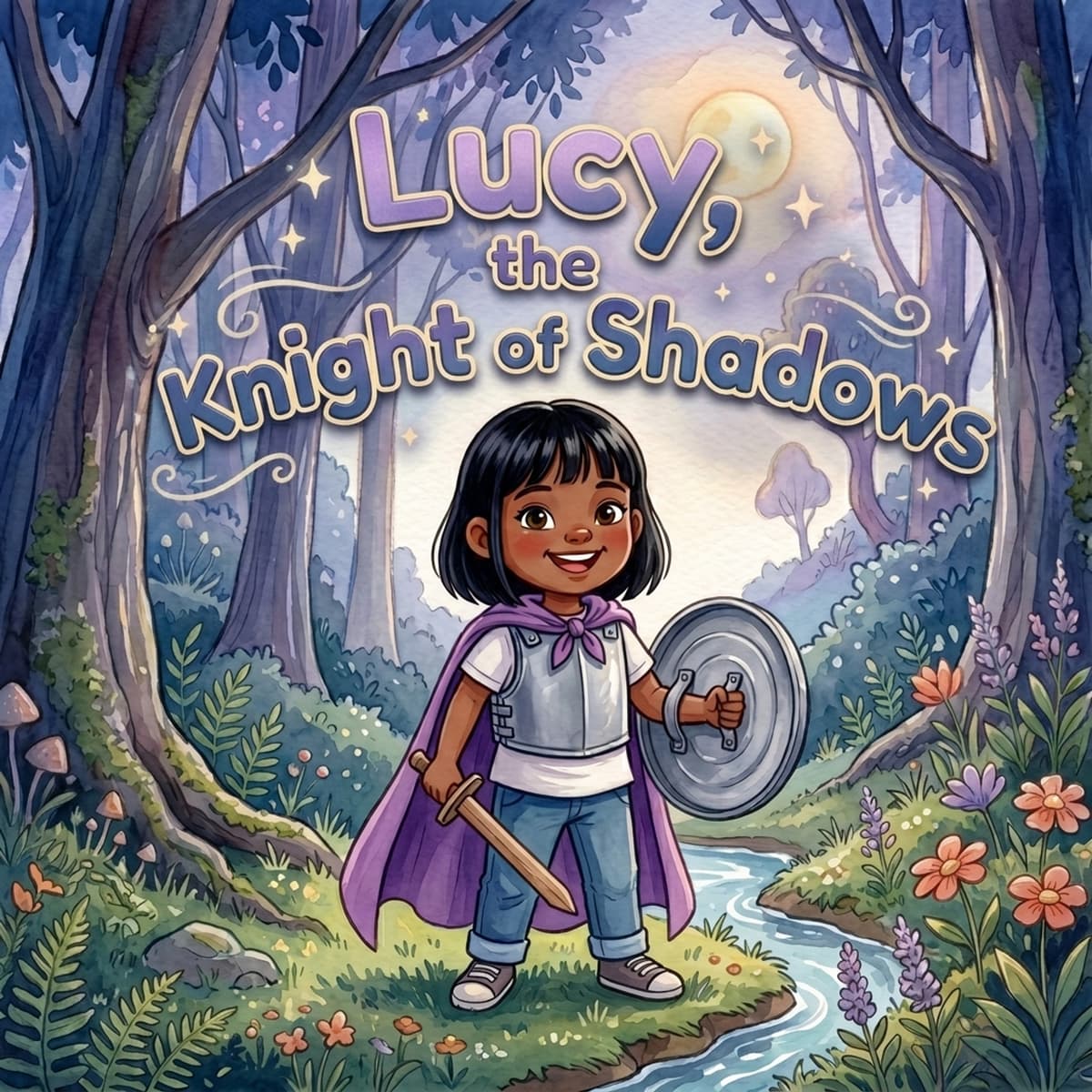 Book cover - Lucy, the Knight of Shadow